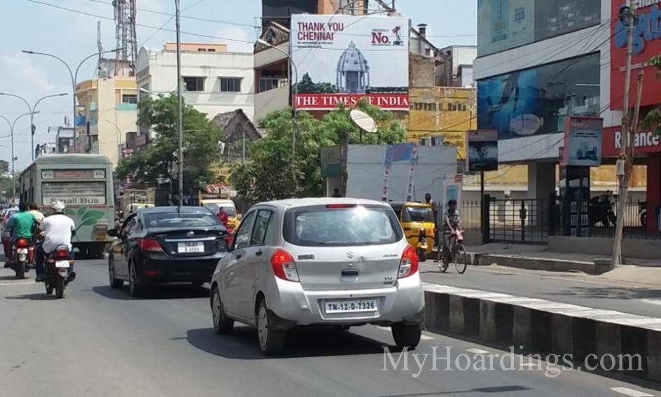 OOH Hoardings Agency in India, highway Hoardings advertising in Mogappair West Chennai, Hoardings Agency in Chennai
